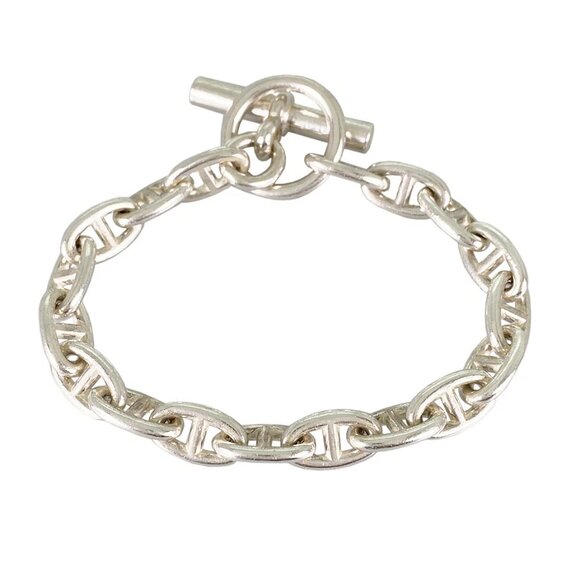 HERMES Chaine d'Ancre PM Silver Bracelet - Picture 12 of 13